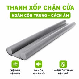 Thanh Xốp Chặn Khe Cửa Ngăn Côn Trùng 95cm GD81 - Thanh Chặn Cửa Ngăn Gió Lùa Bụi Bẩn 2