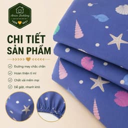 Ga Bọc Nệm Cotton Thắng Lợi Aniva Bedding Chính Hãng, Ga Lẻ Đủ Size 1m, 1m2, 1m4, 1m6, 1m8 5