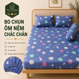 Ga Bọc Nệm Cotton Thắng Lợi Aniva Bedding Chính Hãng, Ga Lẻ Đủ Size 1m, 1m2, 1m4, 1m6, 1m8 2