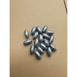 100G Chì Câu Cá Hình Bầu Dục Xuyên Tâm 6