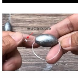 100G Chì Câu Cá Hình Bầu Dục Xuyên Tâm 2