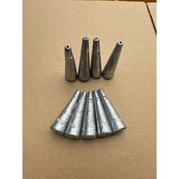 100G Chì Nhọn Xuyên Tâm Dùng Để Câu Cá, viên 30g/25g/10g 3