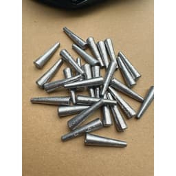 100G Chì Nhọn Xuyên Tâm Dùng Để Câu Cá, viên 30g/25g/10g 5