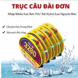 (Combo 5 Trục) Dây Trục Buộc Sẵn Câu Đài 3260 . Độ Dài 3m6 Đến 6M3 2