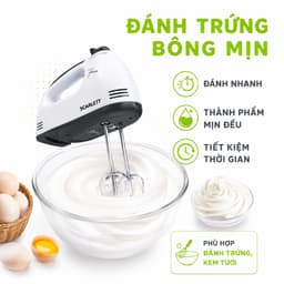 Máy Đánh Trứng Scarlett Công Suất 260W Cầm Tay GD122 - Máy Đánh Trộn Bột Làm Bánh Trộn Đều 4