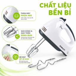 Máy Đánh Trứng Scarlett Công Suất 260W Cầm Tay GD122 - Máy Đánh Trộn Bột Làm Bánh Trộn Đều 7