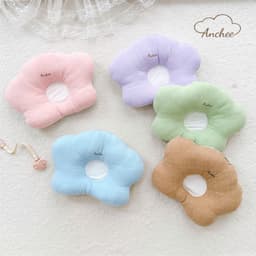 Gối Muslin Hình Hoa Anchee - Gối Lõm Chống Méo Đầu Cho Trẻ Sơ Sinh, Cotton 100%, Êm Ái Thoáng Khí 3