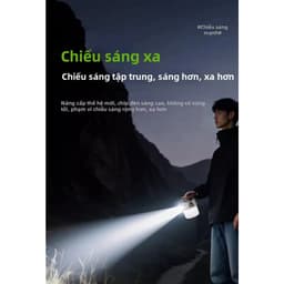 Đèn Lồng Cắm Trại Năng Lượng Mặt Trời LED Có Thể Sạc Lại Chống Nước Đèn Pin Ngoài Trời, Đèn Khẩn Cấp 5