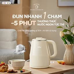 Ấm Siêu Tốc Bear EB-5H15D, 1.5Lit - 1500w, Ruột Inox 304 An Toàn, Hàng Chính Hãng 2
