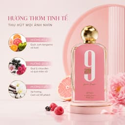 Nước hoa Afnan 9 Series AM/PM Pour Femme EDP (100ml) - Hương thơm hiện đại và nữ tính 3