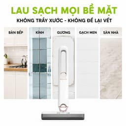 Cây Lau Bàn Bếp Tự Vắt Thông Minh Cầm Tay GD73 - Cây Vệ Sinh Bàn Bếp Gấp Gọn Thấm Hút Nước Tốt 4