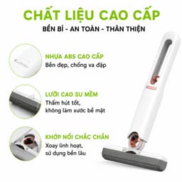 Cây Lau Bàn Bếp Tự Vắt Thông Minh Cầm Tay GD73 - Cây Vệ Sinh Bàn Bếp Gấp Gọn Thấm Hút Nước Tốt 2
