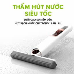 Cây Lau Bàn Bếp Tự Vắt Thông Minh Cầm Tay GD73 - Cây Vệ Sinh Bàn Bếp Gấp Gọn Thấm Hút Nước Tốt 6