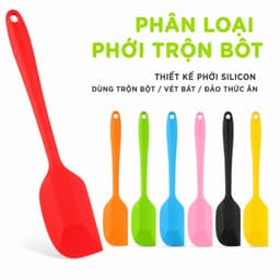 Chổi Quét Dầu, Ướp Gia Vị Silicon Chịu Nhiệt GD106 - Phới Dẹt Trộn Bột Đảo Thức Ăn Chống Dính 9