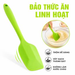 Chổi Quét Dầu, Ướp Gia Vị Silicon Chịu Nhiệt GD106 - Phới Dẹt Trộn Bột Đảo Thức Ăn Chống Dính 4