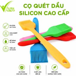Chổi Quét Dầu, Ướp Gia Vị Silicon Chịu Nhiệt GD106 - Phới Dẹt Trộn Bột Đảo Thức Ăn Chống Dính 1
