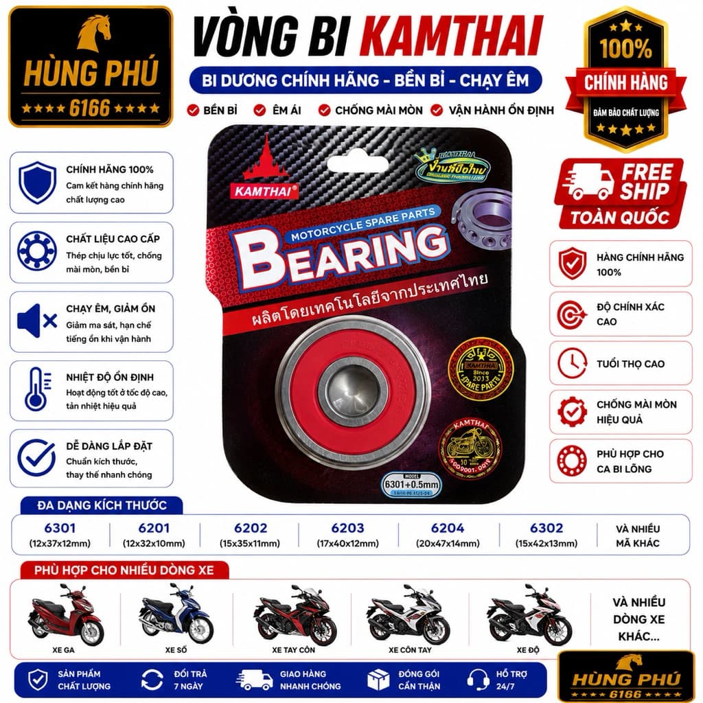 Vòng bi dương kamthai cao cấp