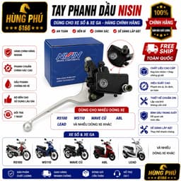 Tay phanh dầu (thắng) nisin các dòng xe 1