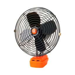 Quạt dùng pin HUKAN G1-BPF08BS, 2 Tốc độ gió, 4 cánh quạt, Lồng 8inch - 2 cổng USB - Chính Hãng 2