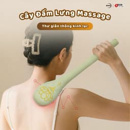 Cây Đấm Lưng Cầm Tay , Búa Đấm Lưng Massage Cao Cấp Đàn Hồi Tiện Dụng 8