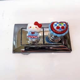 Nút Ấn Bồn Cầu Decor Hình Bông Hoa Trái Tim Tiện Lợi Hỗ Trợ Bảo Vệ Móng Tay Cực Đẹp (đ.a) 9