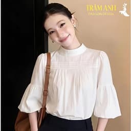 áo công sở nữ đẹp,phong cách nhẹ nhàng, thanh lịch,phù hợp cho môi trường công sở, đi học, đi chơi tinh tế a-17 1