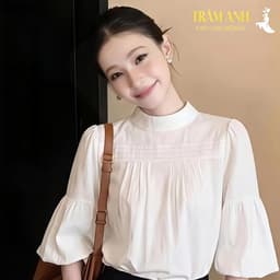 áo công sở nữ đẹp,phong cách nhẹ nhàng, thanh lịch,phù hợp cho môi trường công sở, đi học, đi chơi tinh tế a-17 3