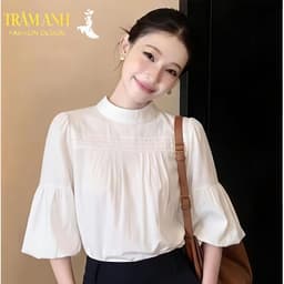 áo công sở nữ đẹp,phong cách nhẹ nhàng, thanh lịch,phù hợp cho môi trường công sở, đi học, đi chơi tinh tế a-17 5