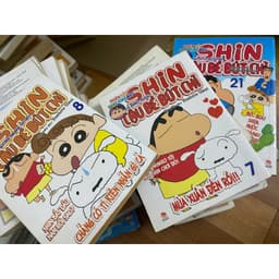 (màu) Full bộ 52q vở Shin Cậu Bé Bút Chì tập 1-52 trang màu 2