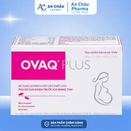 Viên uống Ovaq Plus bổ sung dinh dưỡng cho phụ nữ trước khi mang thai (Hộp 30 Viên) 1