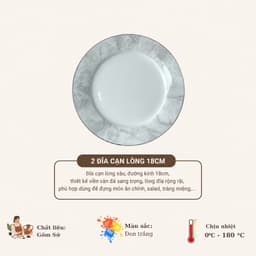 Set Bộ Bát Đĩa Ăn Cơm Gia Đình Gốm Sứ Bát Tràng Họa Tiết Vân Đá 25 Chi Tiết Chuẩn Hàng Đẹp 5
