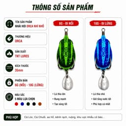 🐸 NHÁI HƠI ORCA NHÍ NHỐI 35MM – NHỎ MÀ CÓ VÕ! 5