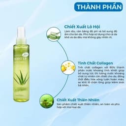 Xịt Khoáng Aspasia Moist Up Face Mist Nha Đam 150ml 7