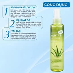 Xịt Khoáng Aspasia Moist Up Face Mist Nha Đam 150ml 6
