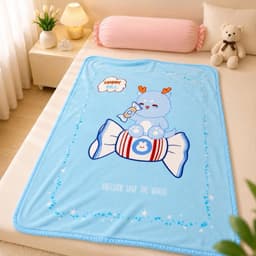 Mền Tuyết Em Bé Aniva Bedding 100x140cm Mềm Mịn Giữ Ấm Chăn Cho Bé 0-6 Tuổi Giặt Máy Không Xù Chính Hãng 8