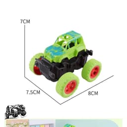 Bộ 4 xe đồ chơi ô tô địa hình xoay 360 độ, phát triển khả năng vận động cho bé. 2
