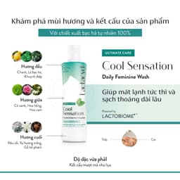 [Mini Size] Dung Dịch Vệ Sinh Phụ Nữ Mát Lạnh & Sạch Thoáng Lactacyd Cool Sensation 60ml 6