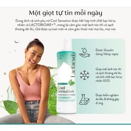 [Mini Size] Dung Dịch Vệ Sinh Phụ Nữ Mát Lạnh & Sạch Thoáng Lactacyd Cool Sensation 60ml 5