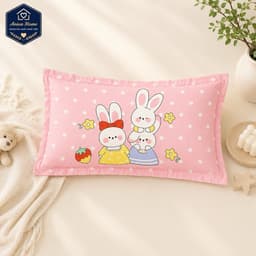 Vỏ Gối Nằm Cotton Em Bé Aniva Home 30x50cm | Áo Gối Trẻ Em Cotton Cho Bé 4