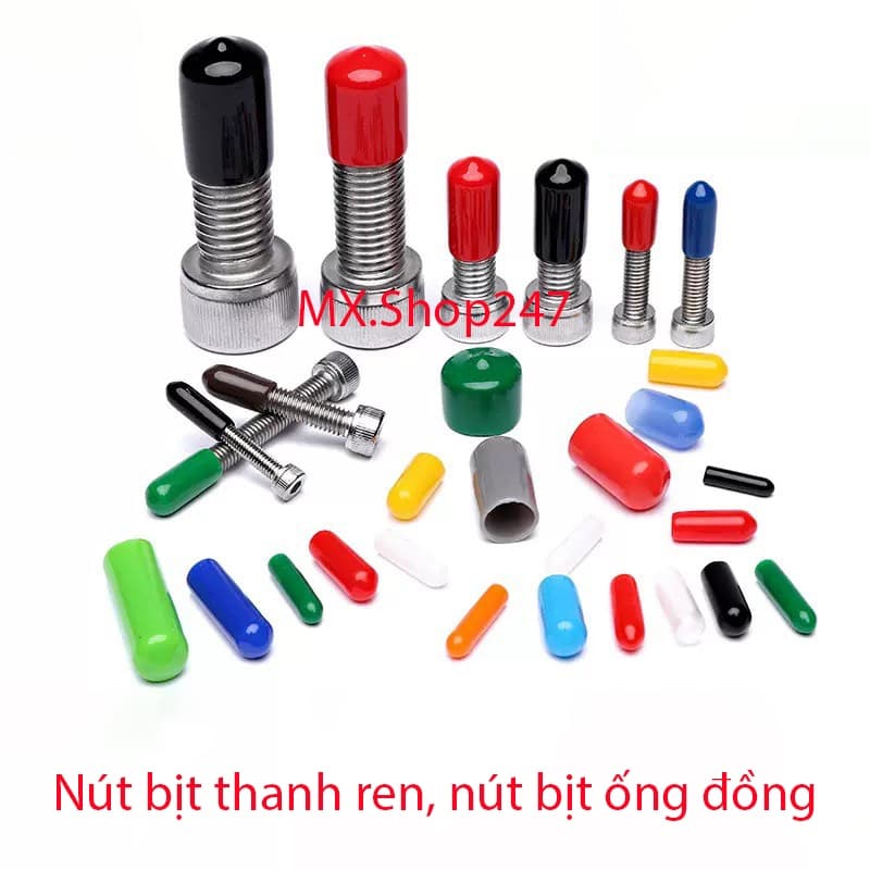 Đầu bịt ống đồng, Nút bịt đầu Tyren đủ cỡ (10 cái)