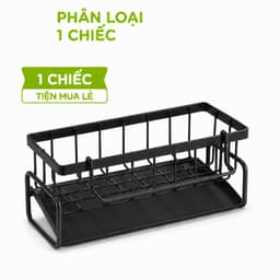 Khay Đựng Giẻ Rửa Bát Đa Năng Thoát Nước Nhanh GD150 - Giá Đựng Miếng Rửa Bát Cao Cấp Sơn Tĩnh Điện 8