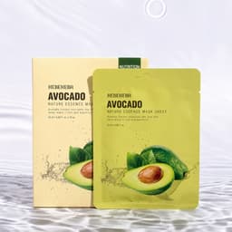 Mặt Nạ Giấy Cấp Ẩm Hebeheba Natural Essence Mask Sheet 25ml, Giúp Da Mềm Mịn - Quà Tặng Hàn Quốc 2