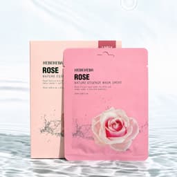 Mặt Nạ Giấy Cấp Ẩm Hebeheba Natural Essence Mask Sheet 25ml, Giúp Da Mềm Mịn - Quà Tặng Hàn Quốc 3