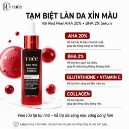 Serum peel tái tạo và làm sáng da RUÉE Red Peel Whitening Serum 30ml - Chính hãng Hàn Quốc 5