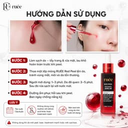 Serum peel tái tạo và làm sáng da RUÉE Red Peel Whitening Serum 30ml - Chính hãng Hàn Quốc 4