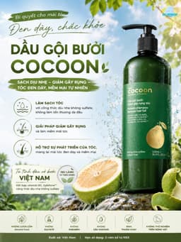 Combo Dầu Gội Bưởi Và Dầu Xả Bưởi Cocoon Không Sulfate Và Giảm Gãy Rụng 3