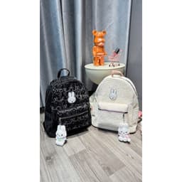 Balo Nữ Size 40 Thỏ Bunny Dễ Thương – Balo Đi Học Chống Nước Form Lớn Đựng Laptop 15.6 Inch, Nhiều Ngăn 5