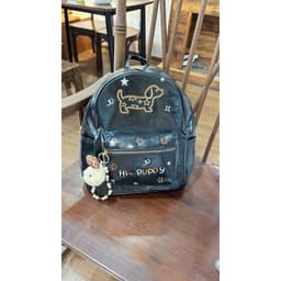 Balo Nữ Thêu Chữ Hi Puppy Size 40 Cao Cấp – Balo Đi Học Đựng Laptop 15.6 Inch Form Lớn Chống Nước Phong Cách Hàn Quốc 9