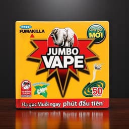 Nhang muỗi Jumbo Vape hương Hoa Lài Mỗi Hộp 50 khoanh (Combo Tiết Kiệm) 4