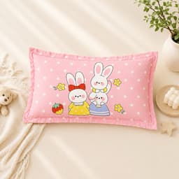 Vỏ Gối Nằm Cotton Em Bé Aniva Bedding 30x50cm | 100% Cotton Mềm Mại | Thoáng Mát Thấm Hút Tốt 3